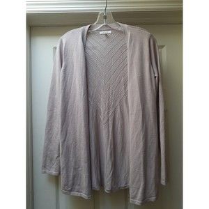 MAURICES L beige open front light weight sweater Cardigan